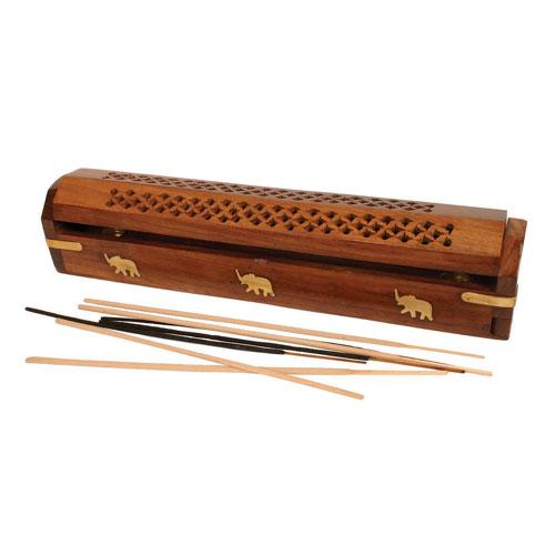 Fair Trade Shesham Wood Incense Box