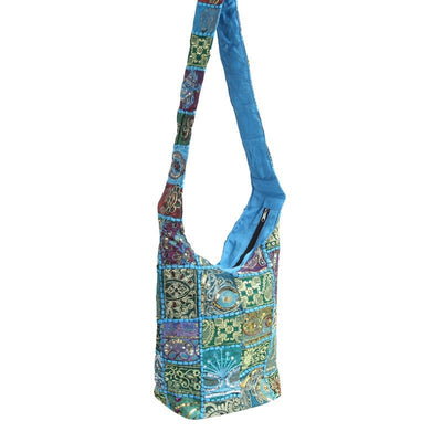 Recycled Sari Slouch Bucket Bag