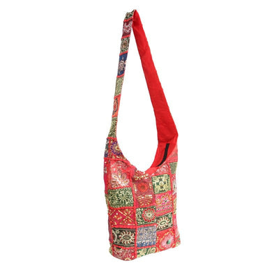 Recycled Sari Slouch Bucket Bag