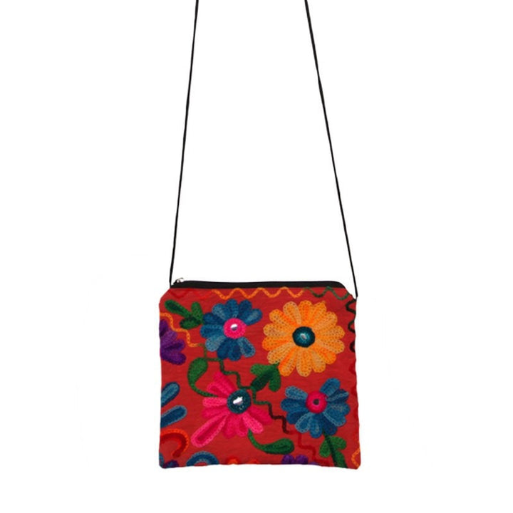 Kashmiri Embroidered Small Shoulder Bag