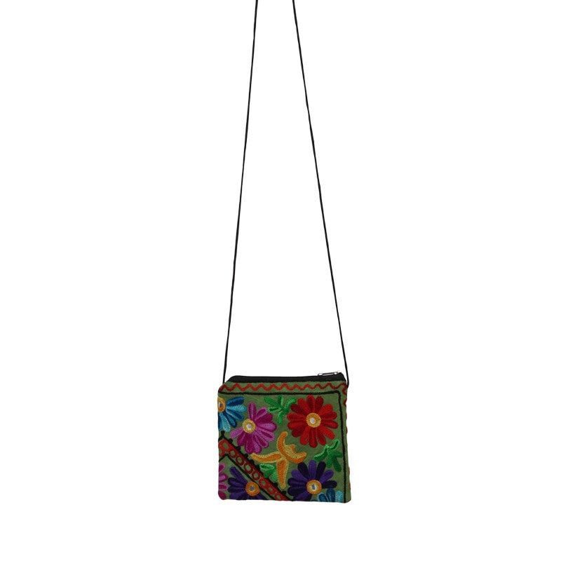 Kashmiri Embroidered Small Shoulder Bag