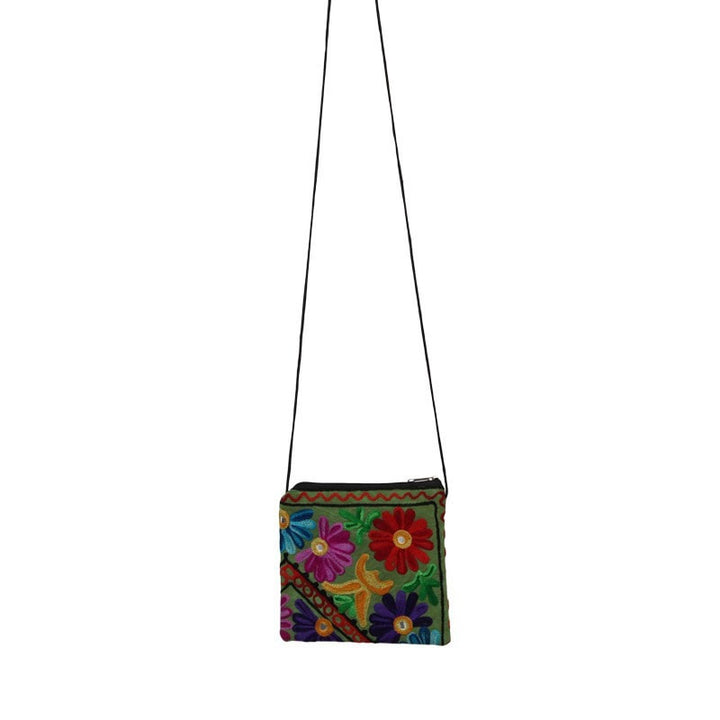 Kashmiri Embroidered Small Shoulder Bag