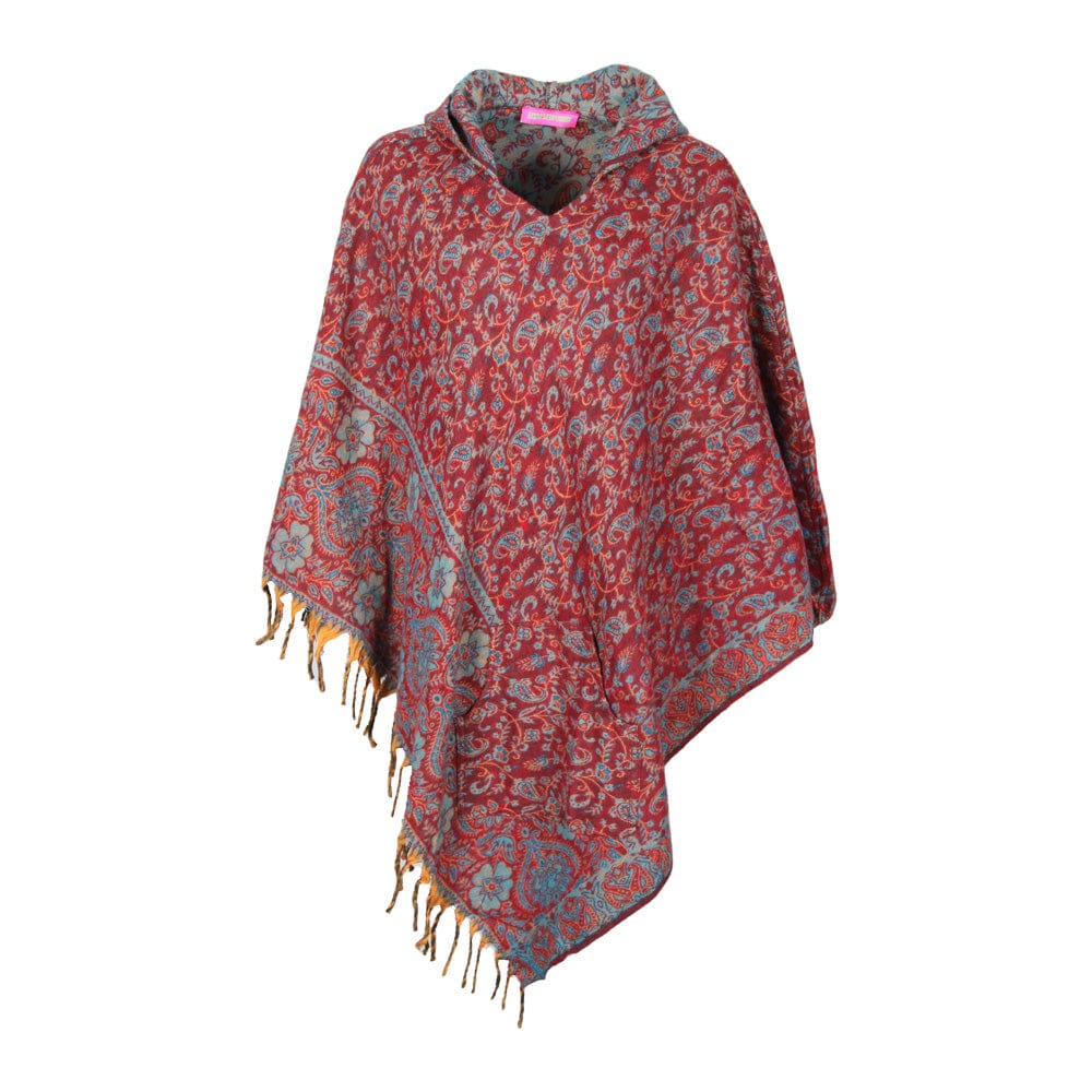 Fleece Blanket Hooded Poncho