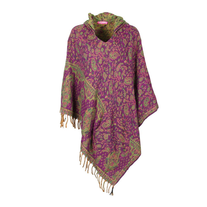 Fleece Blanket Hooded Poncho