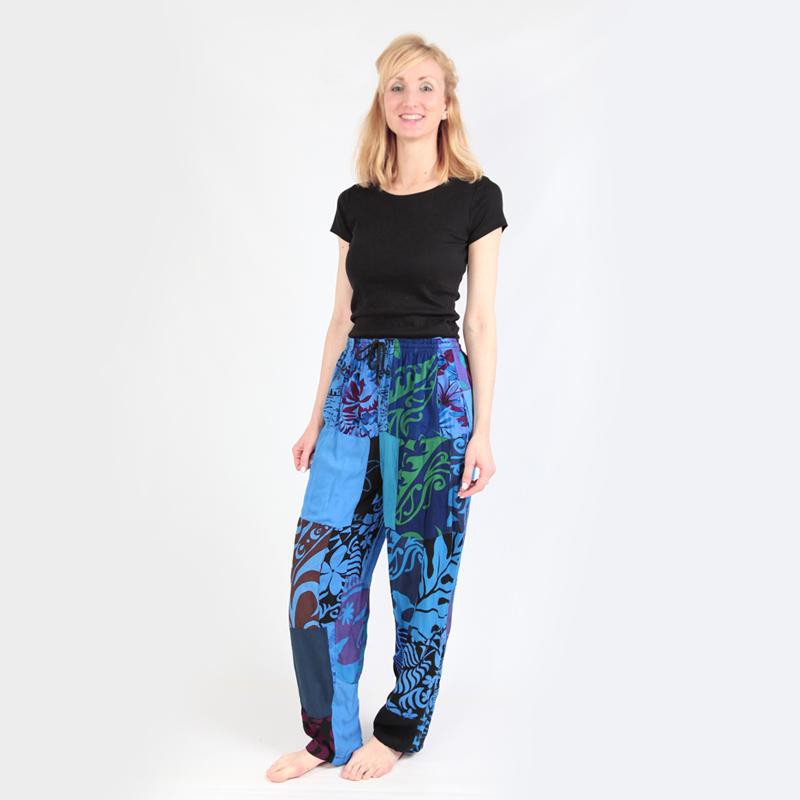 Overdyed Patchwork Trousers