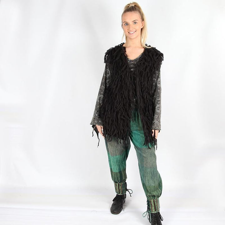 Shaggy Knit Waistcoat