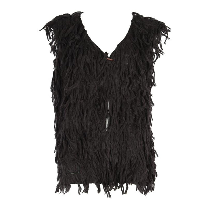 Shaggy Knit Waistcoat
