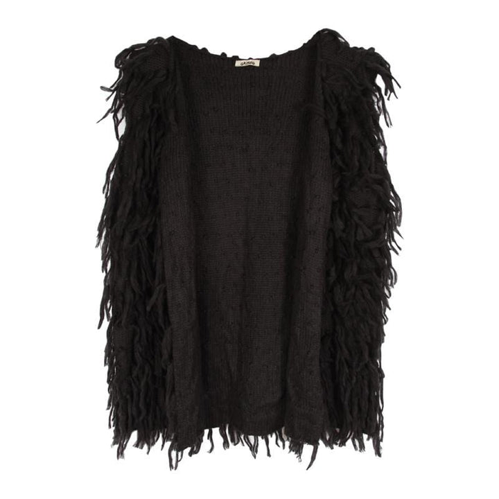 Shaggy Knit Waistcoat