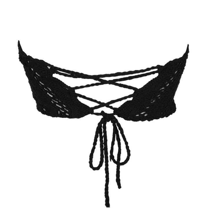 Petite Crochet Tie Back Bralet