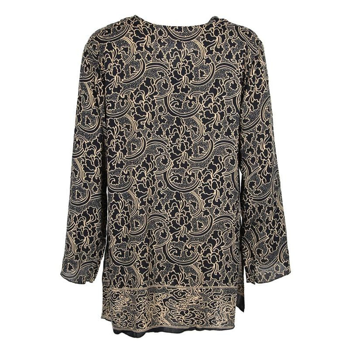 Hibiscus Print Tunic Top
