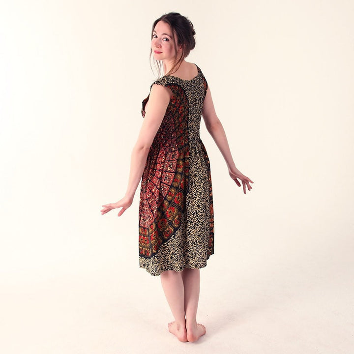 Batik Skater Dress