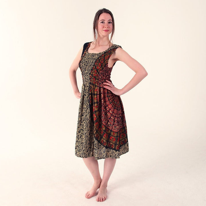 Batik Skater Dress