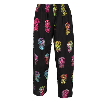 Men's Black Skull Trousers