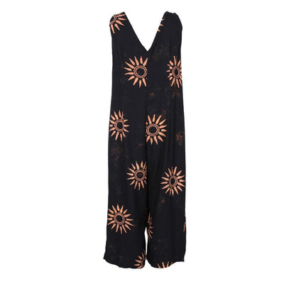 Batik Sun Pattern Jumpsuit