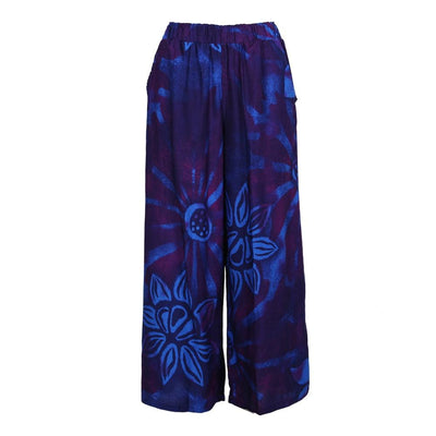 Cropped Bali Printed Trousers..