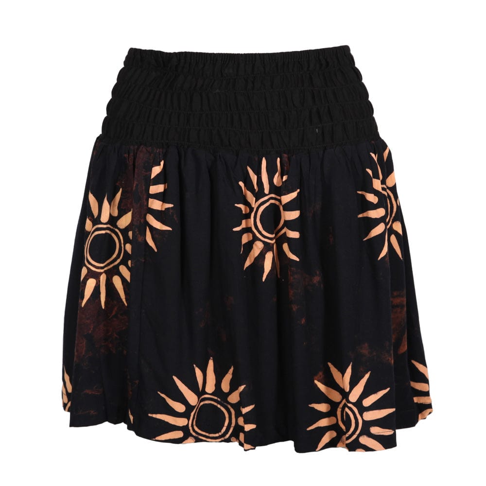 Batik Pattern Mini Skirt