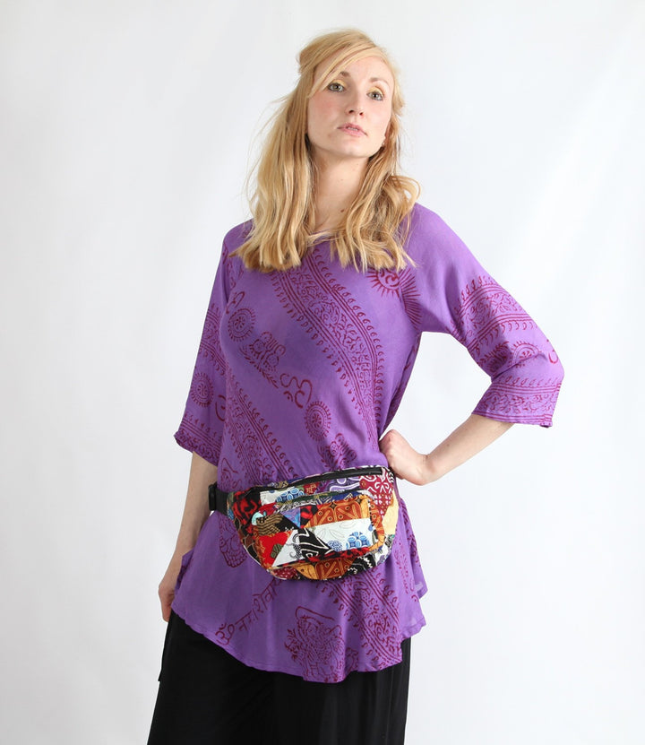 Bali Patchwork Fanny Pack