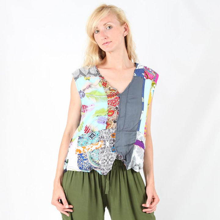 Colourful Festival Waistcoat