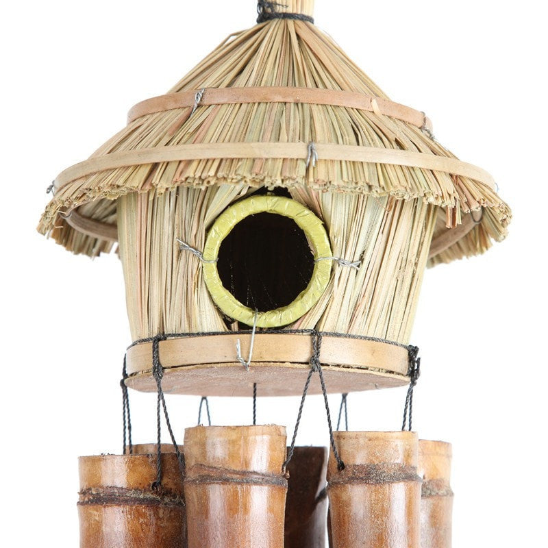 Bamboo Birdhouse Wind Chime