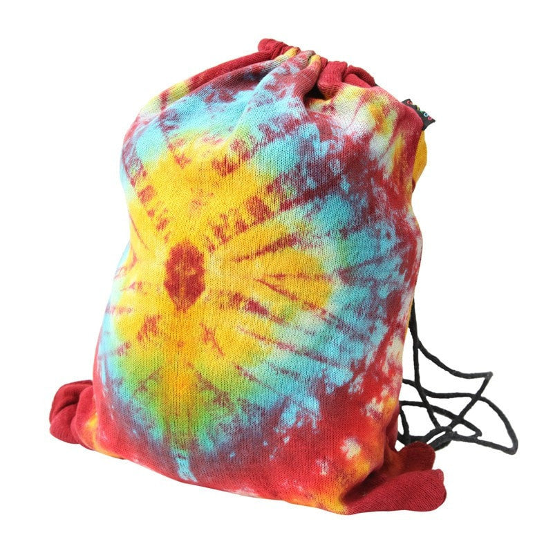 Grunge Tie Dye Drawstring Backpack