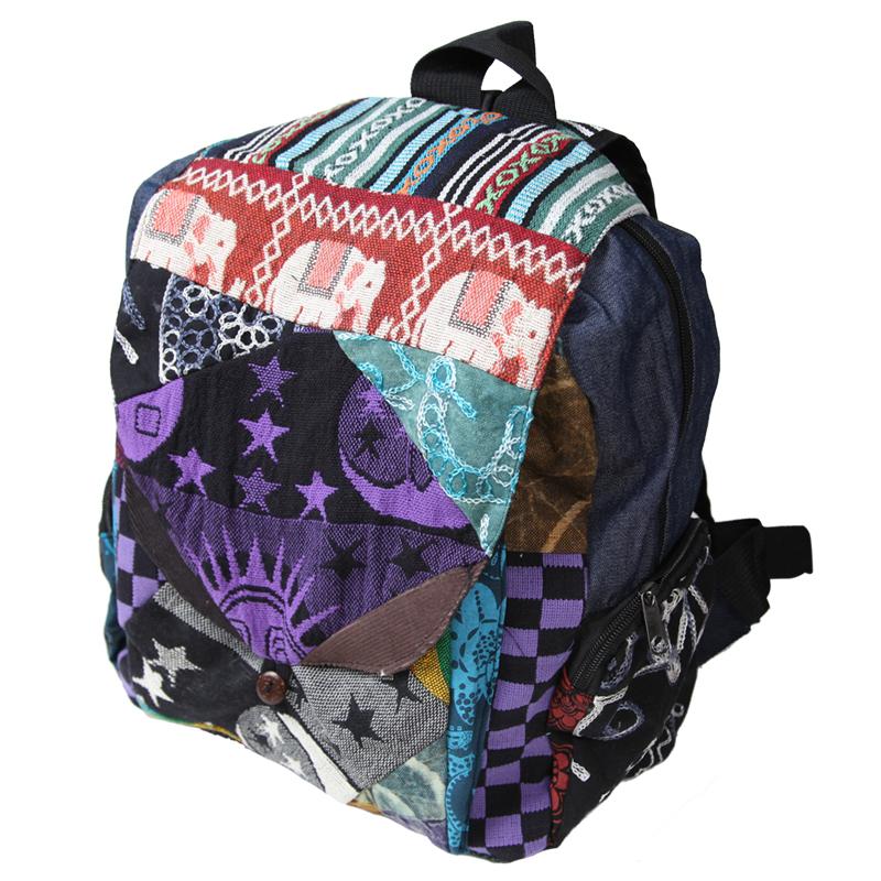 Patchwork Back Pack Patchwork Backpack – The Hippy Clothing Co.