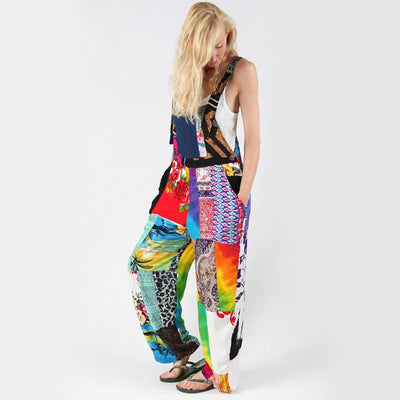 Patchwork Festival Dungarees..