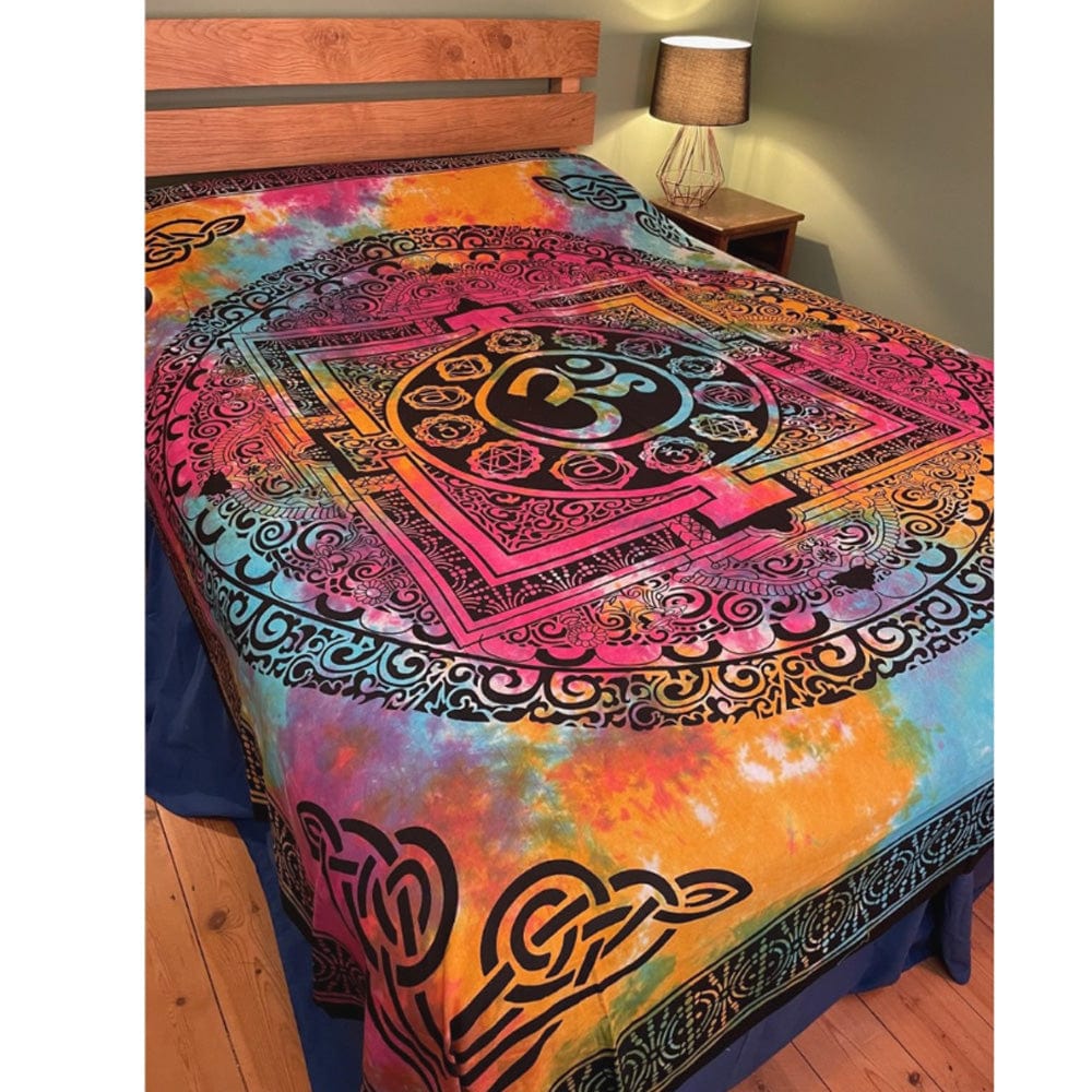 OM Tie Dye Bedspread..