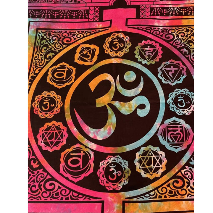 OM Tie Dye Bedspread..