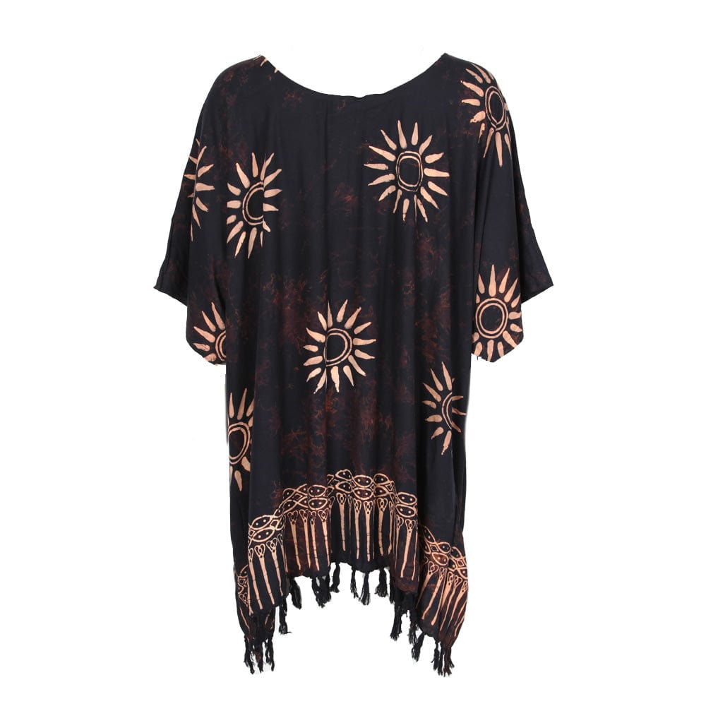 Batik Sun Pattern Kaftan