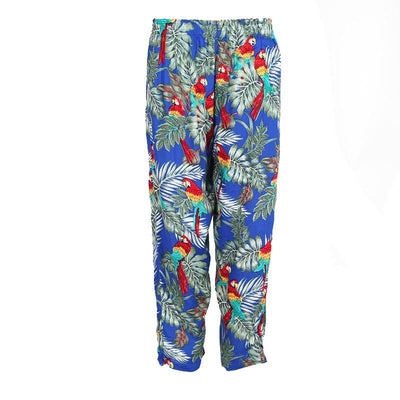 Men's Jungle & Parrot Print Trousers