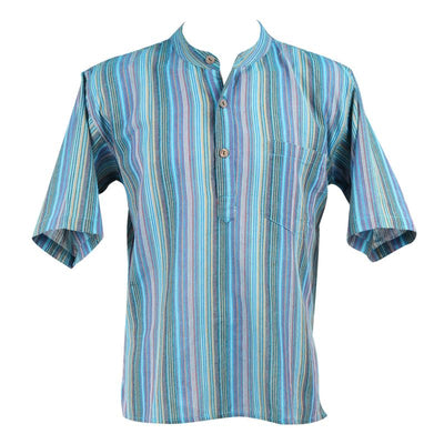 Men's Short Sleeve Grandad Shirts..