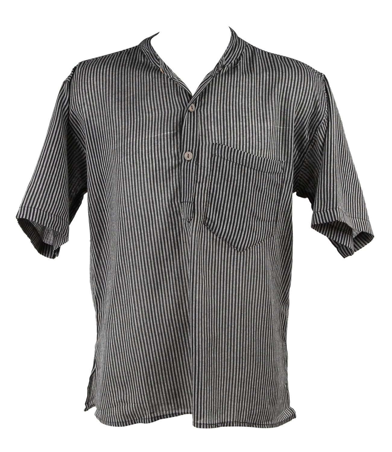 Men's Short Sleeve Grandad Shirts.. – The Hippy Clothing Co.