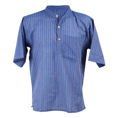 Men's Short Sleeve Grandad Shirts.. – The Hippy Clothing Co.