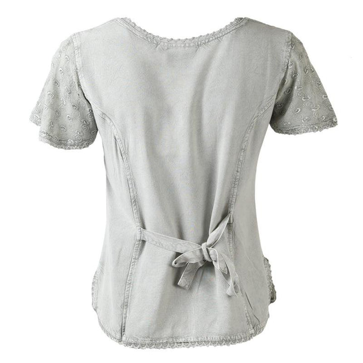 Gypsy Detail Button Up Top