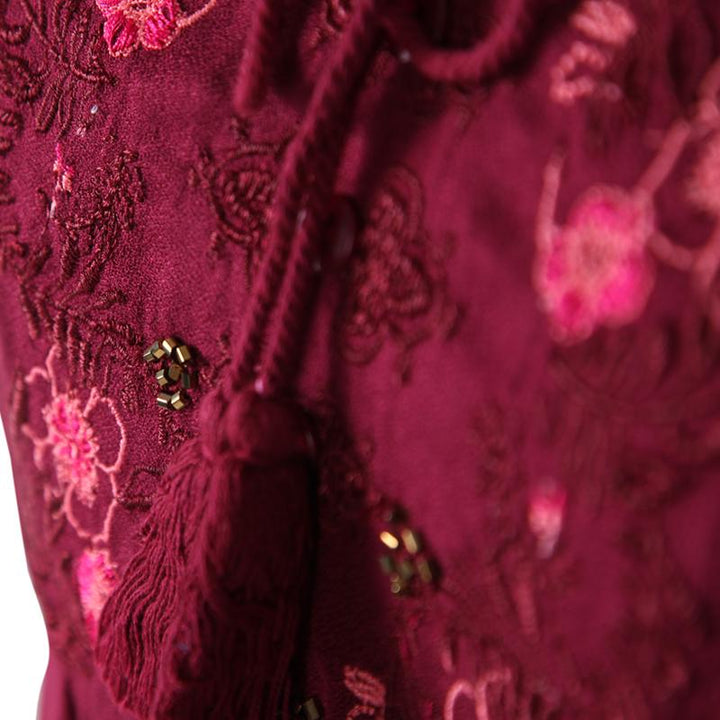 Long Sleeve Embroidered Top