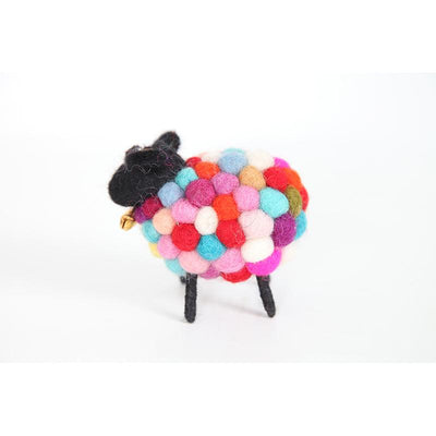 Colourful Felt Sheep