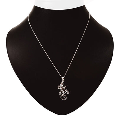 Geko Sterling Silver Necklace