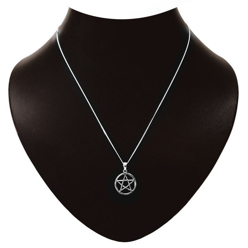 Pentagram Sterling Silver Necklace