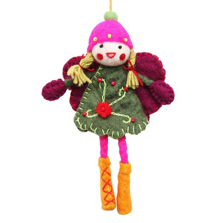 Handmade Hanging Felt Fairy