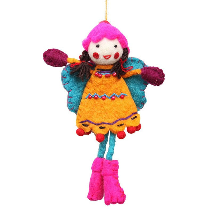 Handmade Hanging Felt Fairy