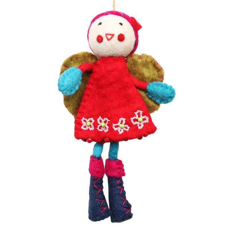 Handmade Hanging Felt Fairy