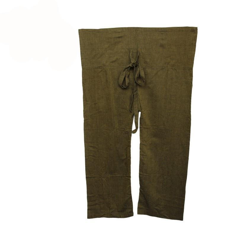 Green Thai Fisherman Pants