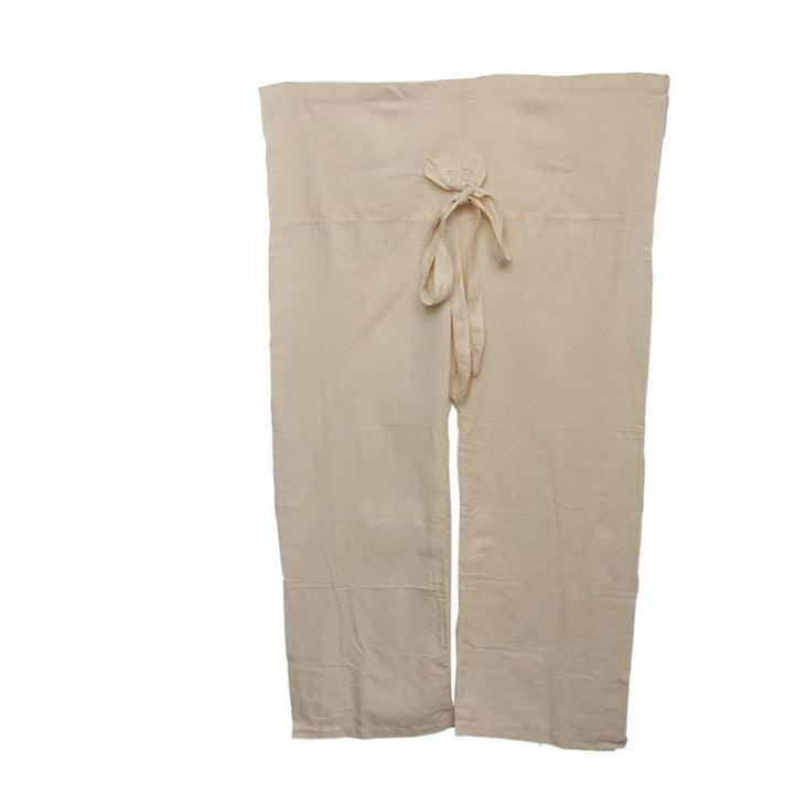 White Thai Fisherman Pants