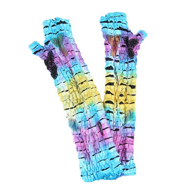 Long Psychedelic Wrist Warmers