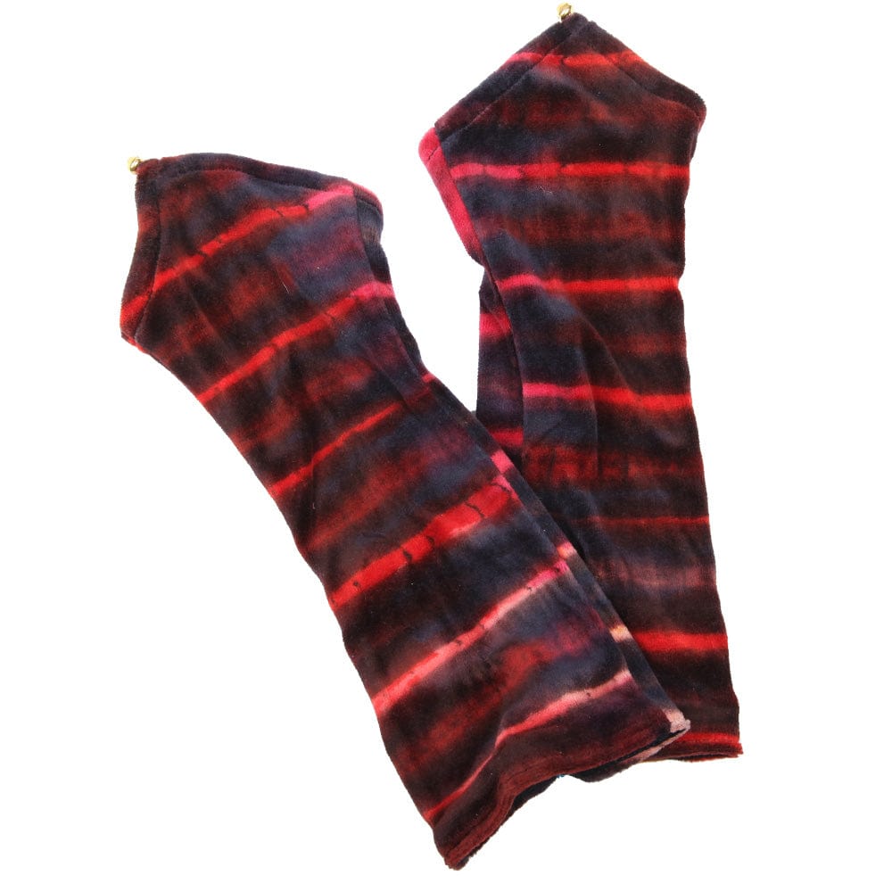 Velvet Wrist Warmers With Bell