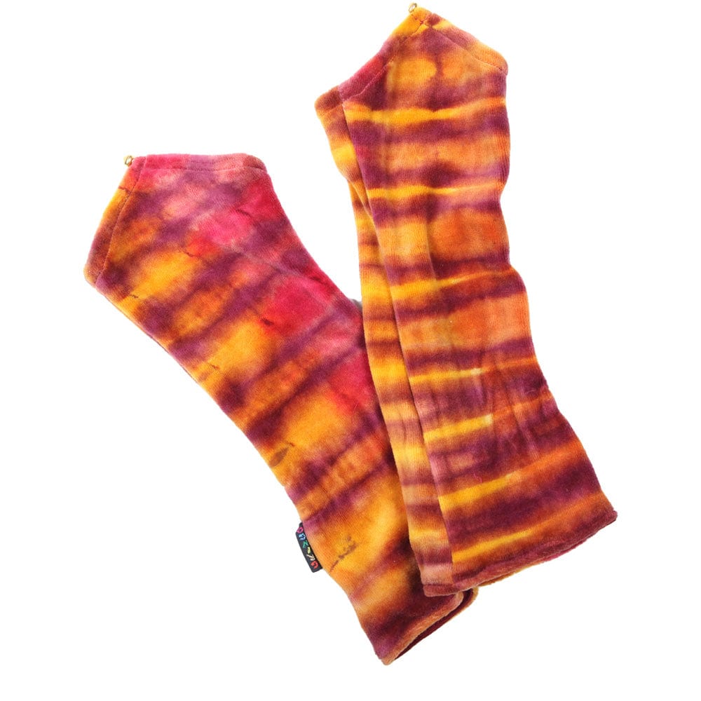 Velvet Wrist Warmers With Bell