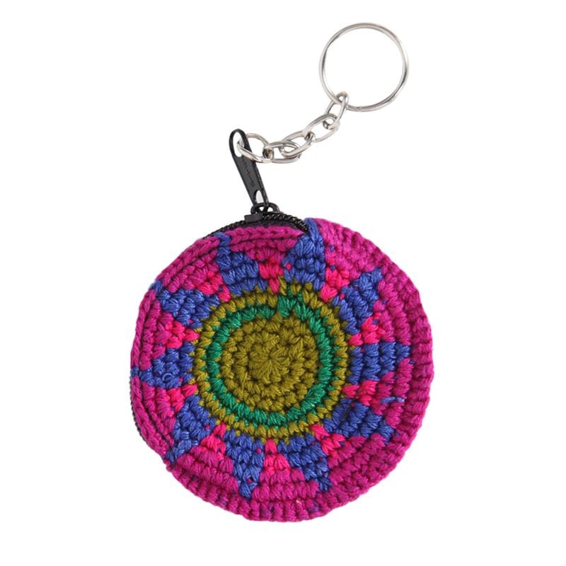 Mini Round Crochet Purse..