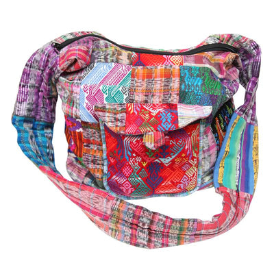 Guatemalan Patchwork Slouch Bag
