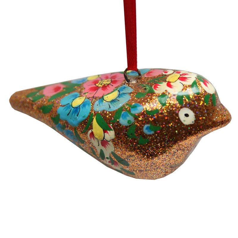 Glitter Bird Decoration