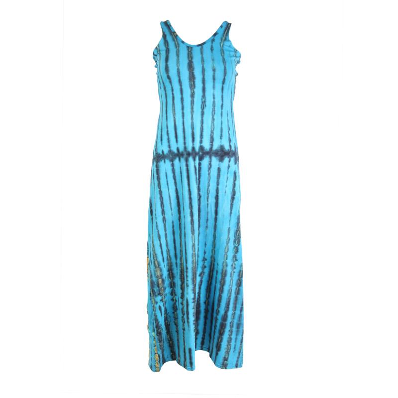 Open Back Tie Dye Maxi  Dress